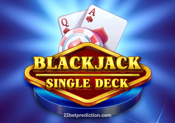 Hình ảnh game Backjack Single Deck tại 22betprediction